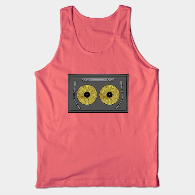 DEEJAY Turntable Tank Top by SartorisArt1